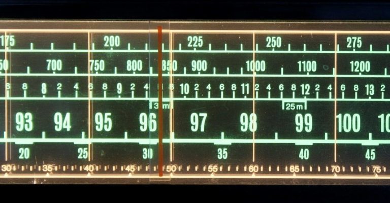 Radio receiver display