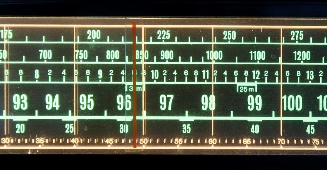 Radio receiver display