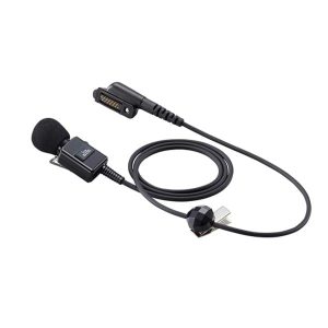 Original Icom HM163MC Lapel Mic With 2.5mm Earphone Jack