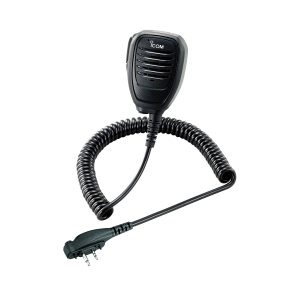 Original Icom HM222HLWP Waterproof Speaker Mic with 3.5mm Accessory Jack