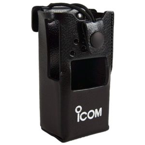 Leather Two-Way Radio Holster - Icom LCF1000SS With Cutout For Display