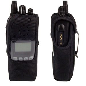 Nylon Two-Way Radio Holster - Icom NCF1000SC With Cutout For Display
